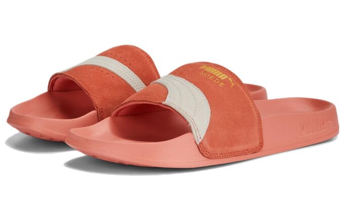 (WMNS) Leadcat 2.0 Suede OG Slides ”Rosa Orange”