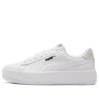 (WMNS) Lily Platå Läder ”Vit”