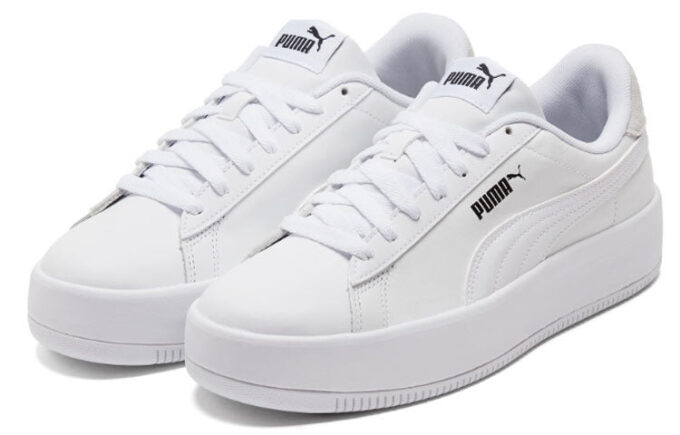 (WMNS) Lily Platå Läder ”Vit”