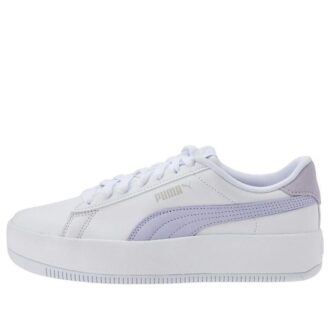 (WMNS) Lily Platåskor med snörning ”Vit Lila Heather”