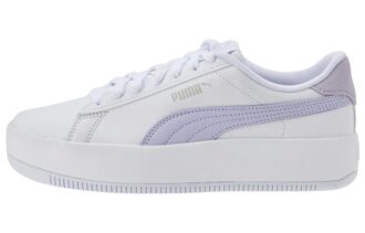 (WMNS) Lily Platåskor med snörning ”Vit Lila Heather”