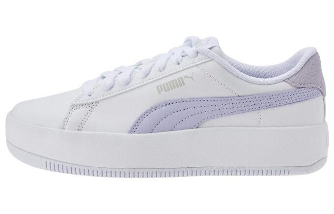 (WMNS) Lily Platåskor med snörning ”Vit Lila Heather”