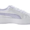 (WMNS) Lily Platåskor med snörning ”Vit Lila Heather”