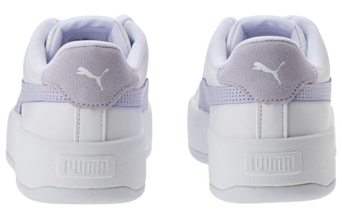 (WMNS) Lily Platåskor med snörning ”Vit Lila Heather”