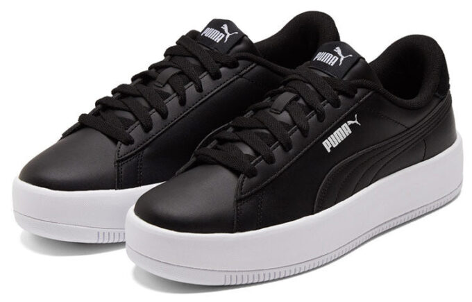 (WMNS) Lily Platåskor Svarta/Vita