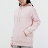 (WMNS) Liten Logotyp Hoodie ”Ljusrosa”