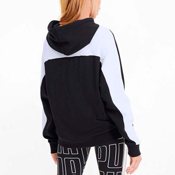 (WMNS) Liten Logotyp Hoodie ”Svart Vit”