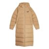 (WMNS) Lång dunjacka med huva ”Beige”
