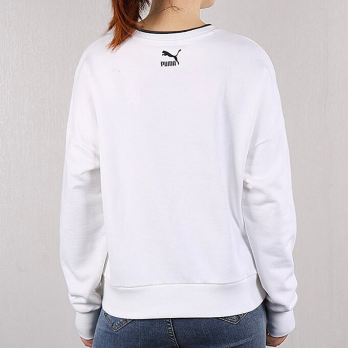 (WMNS) Långärmad tröja ”Vit Svart”