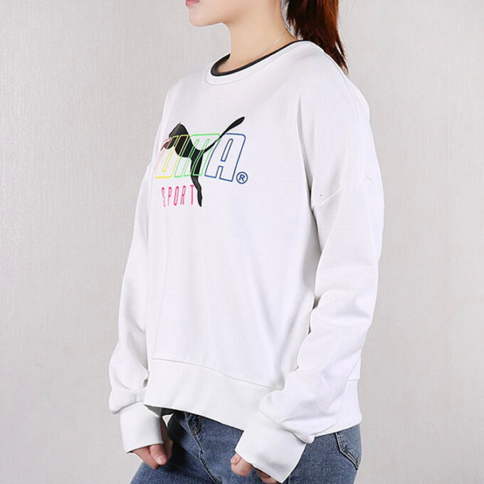 (WMNS) Långärmad tröja ”Vit Svart”