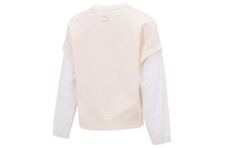 (WMNS) Logo 2-Fer Grafisk Linne ”Beige”