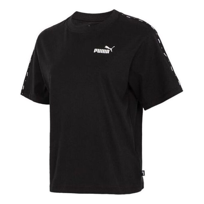(WMNS) Löpar-T-shirt med sportmotiv ”Svart”
