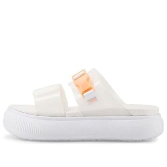 (WMNS) Mayu Pop-sandal i mocka ”Vit kolsyrad melon”