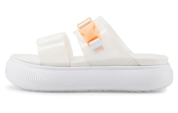 (WMNS) Mayu Pop-sandal i mocka ”Vit kolsyrad melon”