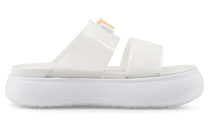 (WMNS) Mayu Pop-sandal i mocka ”Vit kolsyrad melon”