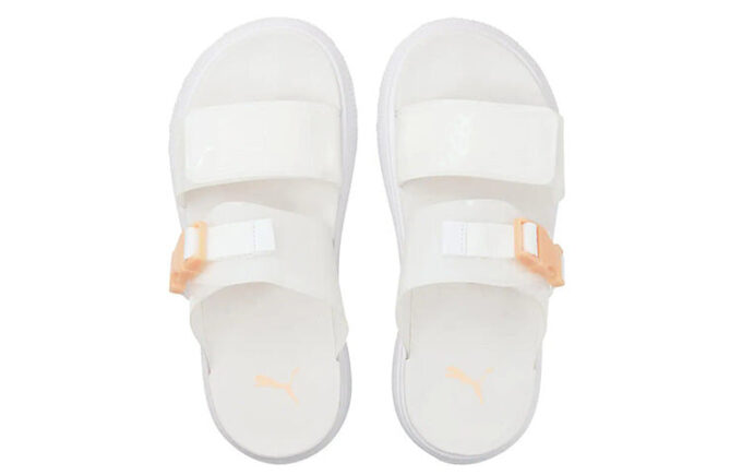 (WMNS) Mayu Pop-sandal i mocka ”Vit kolsyrad melon”