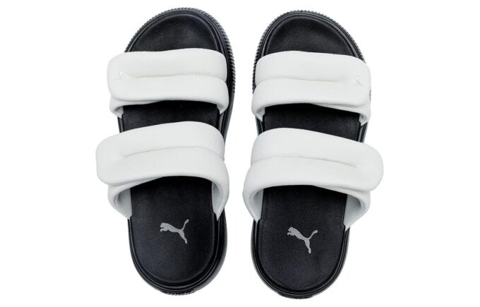 (WMNS) Mayu Puffy Sandaler ”Grå Svart”