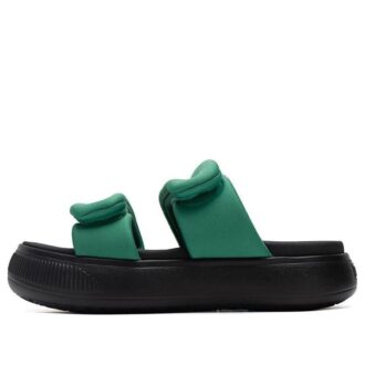 (WMNS) Mayu Puffy Slides ”Gröna Svarta”