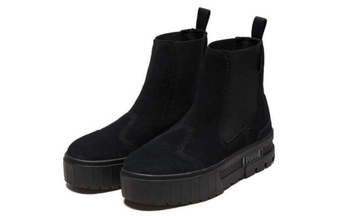 (WMNS) Mayze Chelsea Suede ”Trippel Svart”