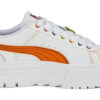 (WMNS) Mayze genomborrad ”Vit orange tegelsten”
