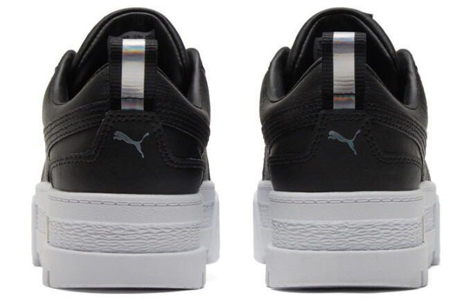 (WMNS) Mayze Lth Skimrande Sneakers Svarta/Vita