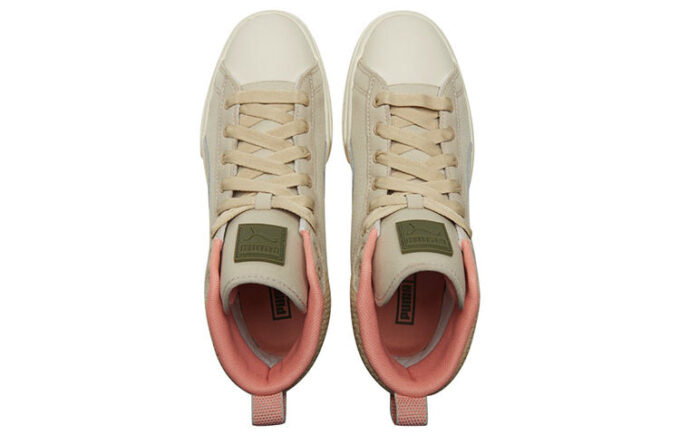 (WMNS) Mayze Mid Safari High-Top Sneakers Elfenben