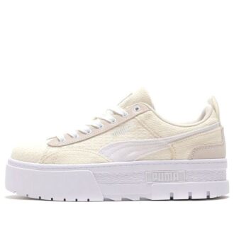 (WMNS) Mayze Patchwork Tjock Sula Retro Casual Skateboardskor Vita