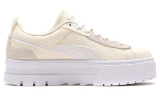 (WMNS) Mayze Patchwork Tjock Sula Retro Casual Skateboardskor Vita