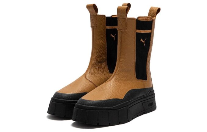 (WMNS) Mayze Stack Chelsea Boot ”Desert Tan”