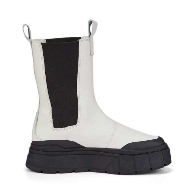 (WMNS) Mayze Stack Chelsea Boots ”Vaporous Grey Black”