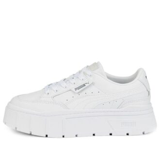 (WMNS) Mayze Stack Läder ”Trippel Vit”