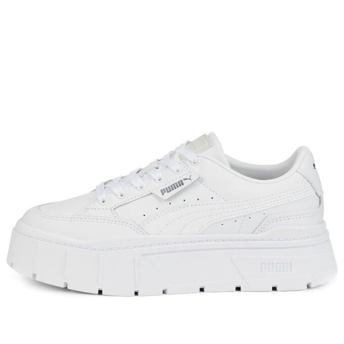 (WMNS) Mayze Stack Läder ”Trippel Vit”