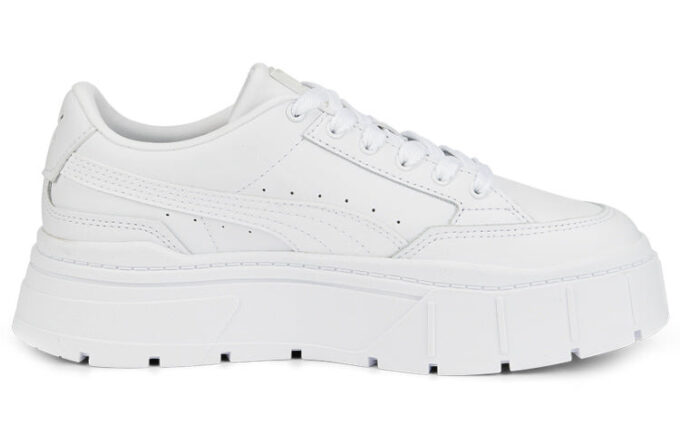 (WMNS) Mayze Stack Läder ”Trippel Vit”