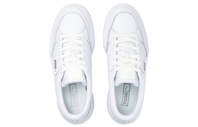 (WMNS) Mayze Stack Läder ”Trippel Vit”