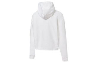 (WMNS) Metallic Logo Hoodie ”Vitguld”