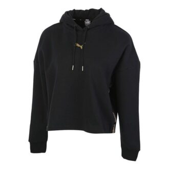 (WMNS) Metallic Nights Hoodie ”Svartguld”