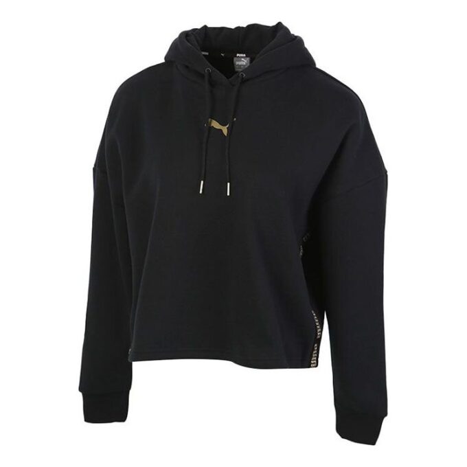 (WMNS) Metallic Nights Hoodie ”Svartguld”