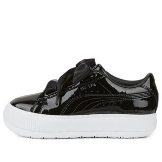 (WMNS) Mocka Mayu Hjärta Patent ”Svart Vit”