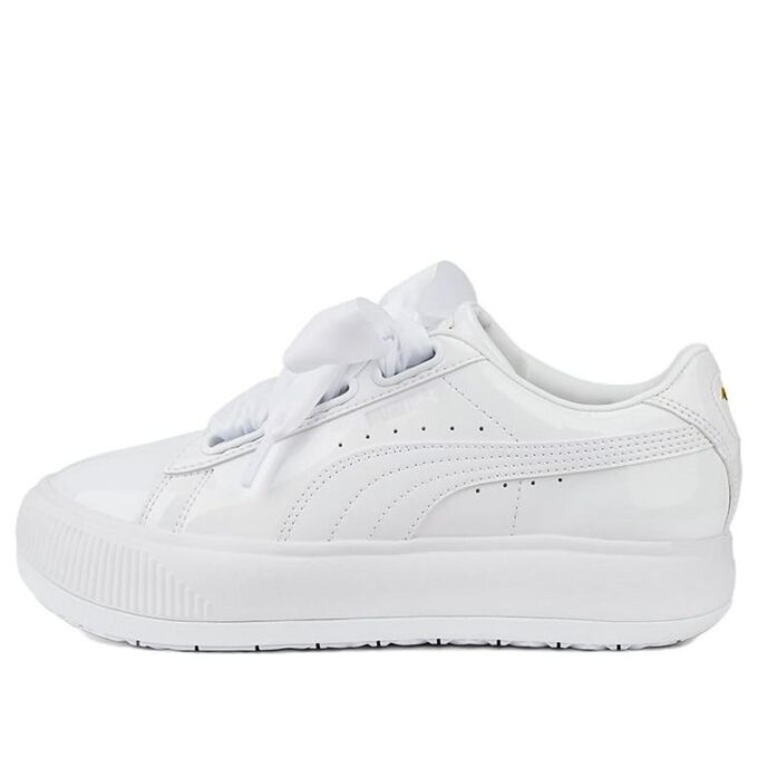 (WMNS) Mocka Mayu Hjärta Patent ”Vit”