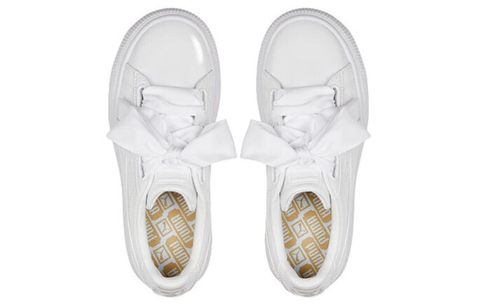 (WMNS) Mocka Mayu Hjärta Patent ”Vit”