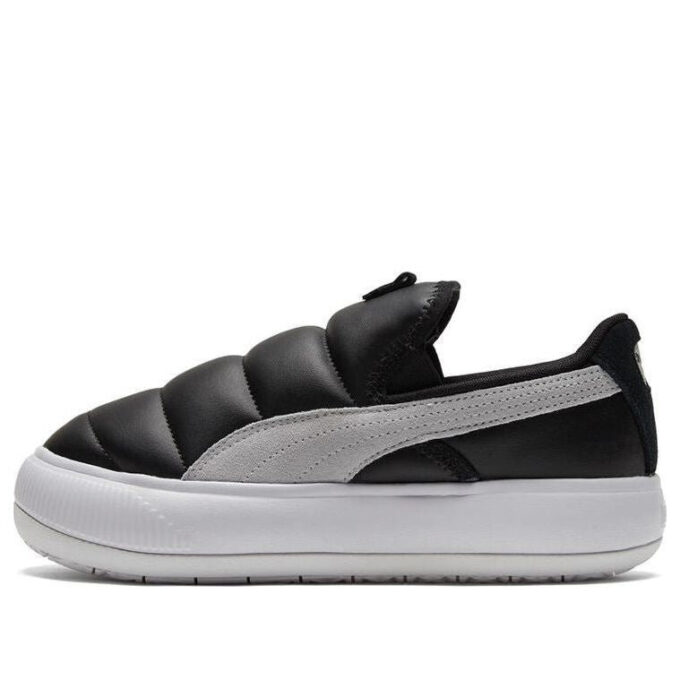 (WMNS) Mocka Mayu Slip-on Skor Svarta/Vita