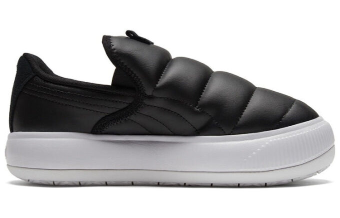 (WMNS) Mocka Mayu Slip-on Skor Svarta/Vita
