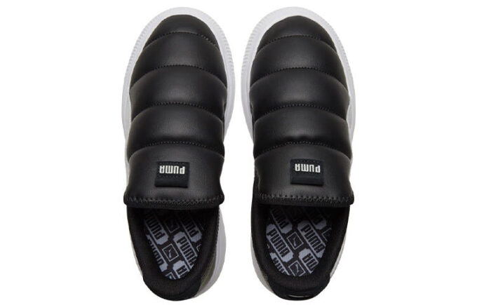 (WMNS) Mocka Mayu Slip-on Skor Svarta/Vita