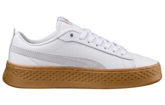 (WMNS) Mocka Platå Lädersneaker ”Vit”