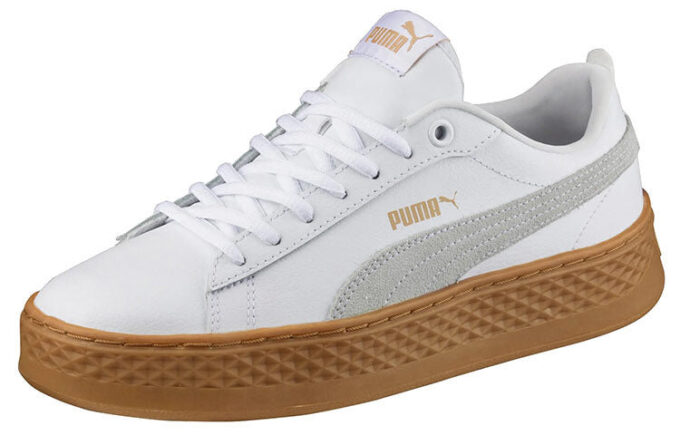 (WMNS) Mocka Platå Lädersneaker ”Vit”