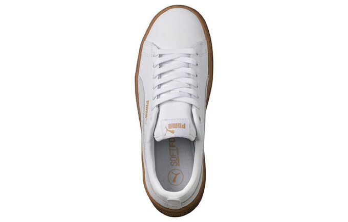 (WMNS) Mocka Platå Lädersneaker ”Vit”