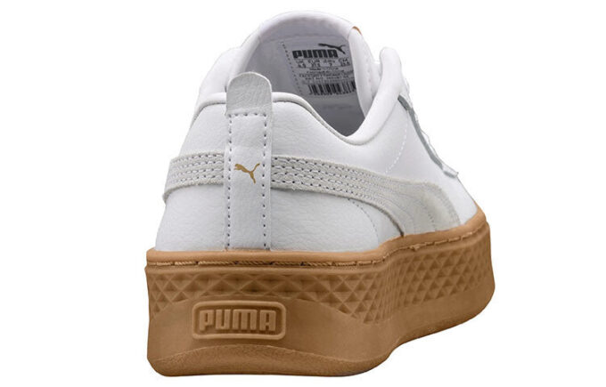 (WMNS) Mocka Platå Lädersneaker ”Vit”