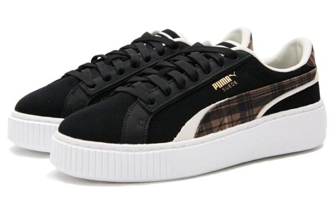 (WMNS) Mocka Platåpläd ”Svart”
