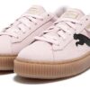 (WMNS) Mocka Platåskor ”Rosa Svart Gummi”