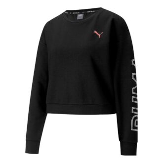 (WMNS) Modern Sports Crewneck Sweatshirt ”Svart Vit Rosa”